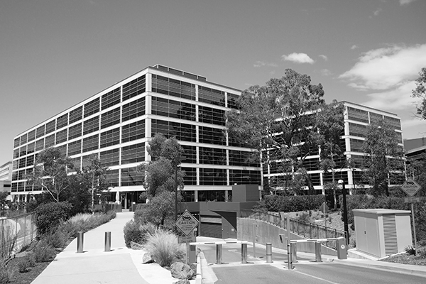Image of the Belconnen offices of the Department of Home Affairs, Canberra.